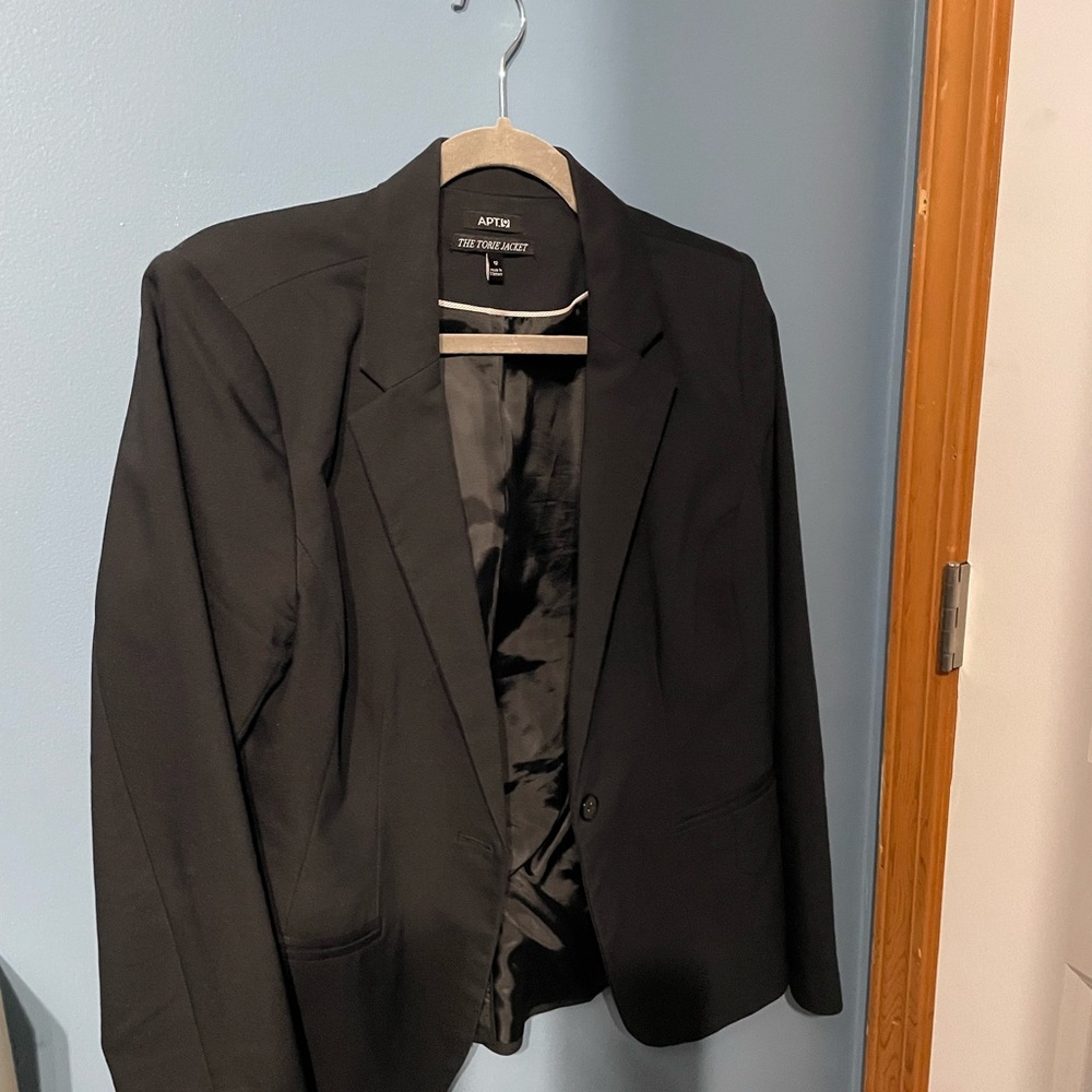 Apt. 9 Women's Elegant Black Suit Jacket